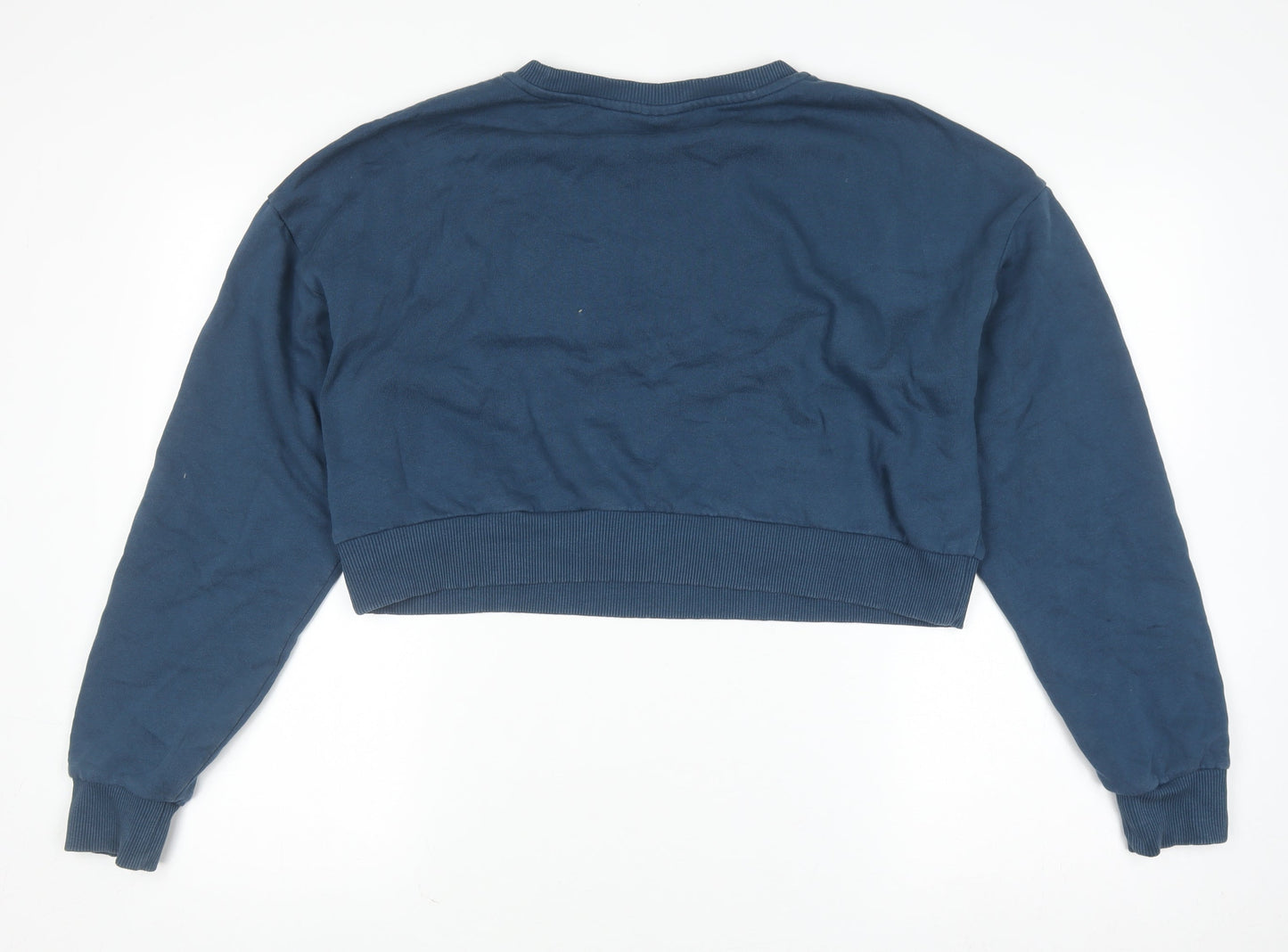 Womens UK Size M Napapijri Blue Pullover Sweatshirt