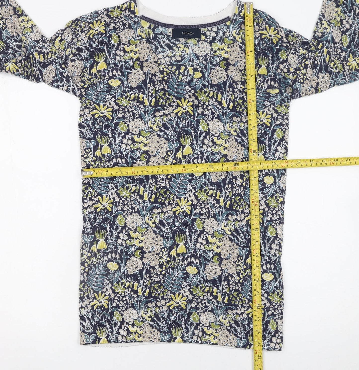 Womens UK Size 8 NEXT Multicoloured Pullover Jumper