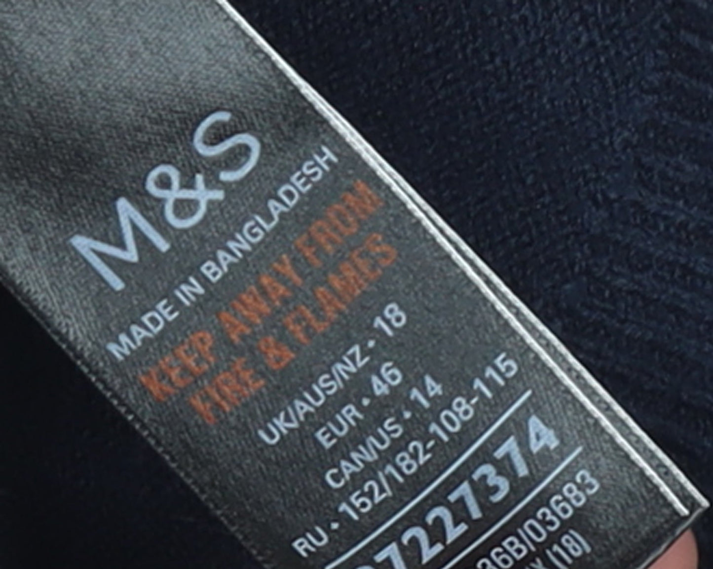 Marks and Spencer Women's Blue Star Jumper Size 18 Acrylic Knit