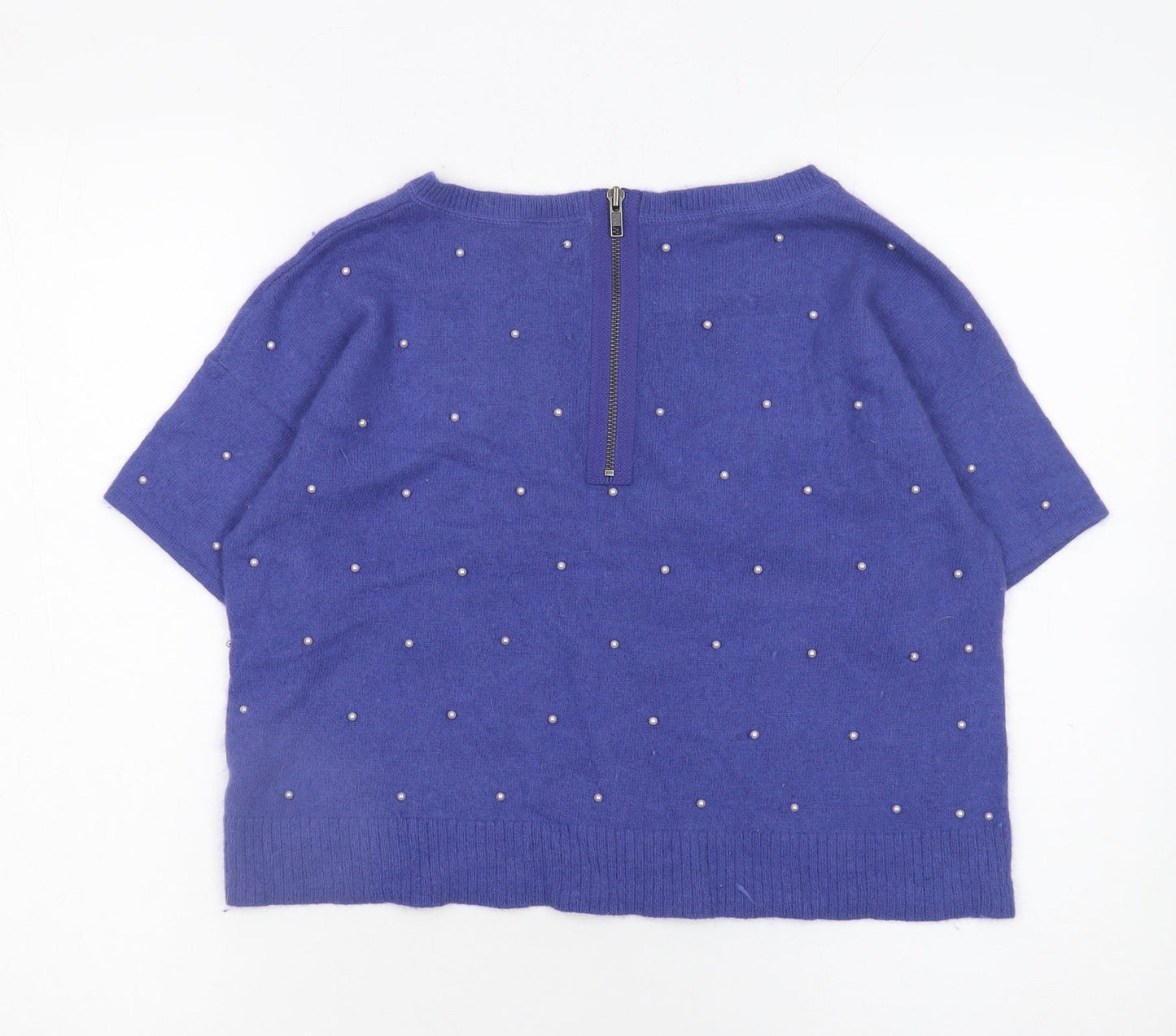 Womens UK Size 10 Topshop Purple Pullover Jumper