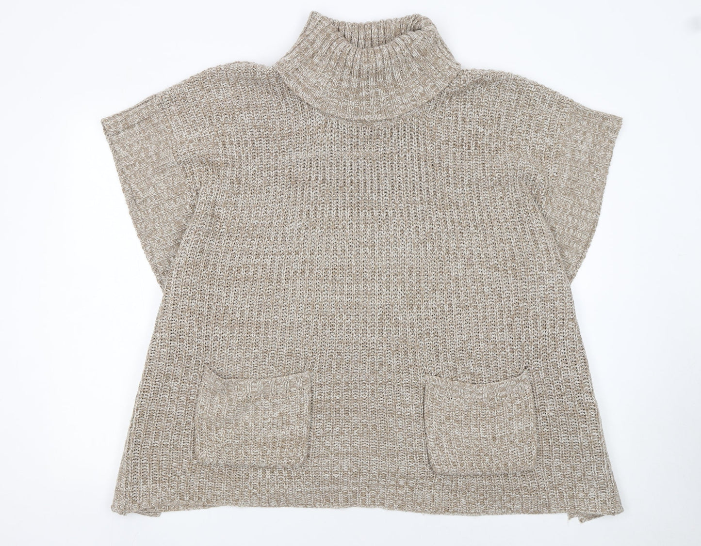 Womens UK Size S Originals Knitwear Beige Tunic Jumper