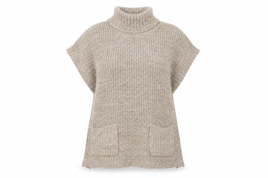 Womens UK Size S Originals Knitwear Beige Tunic Jumper