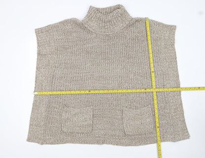 Womens UK Size S Originals Knitwear Beige Tunic Jumper