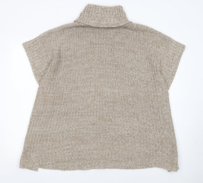 Womens UK Size S Originals Knitwear Beige Tunic Jumper