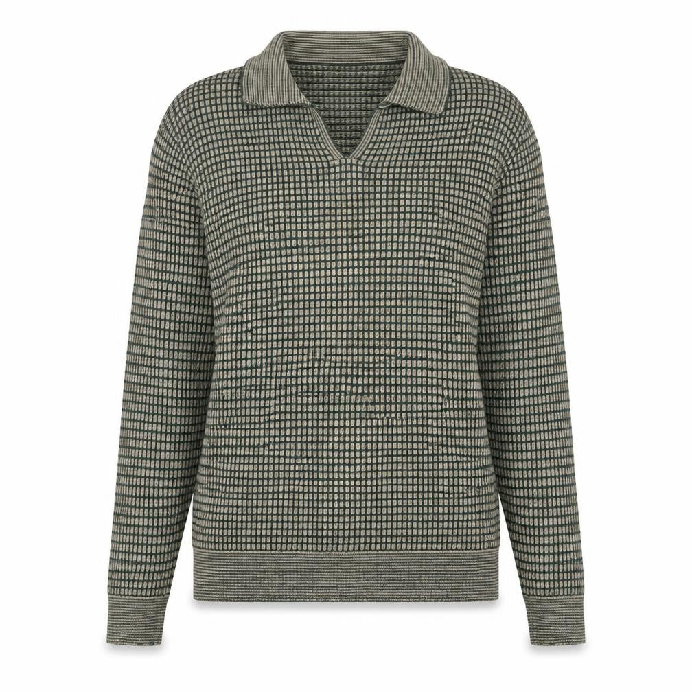 Jaeger Womens Green Collared Wool Pullover Jumper Size 10