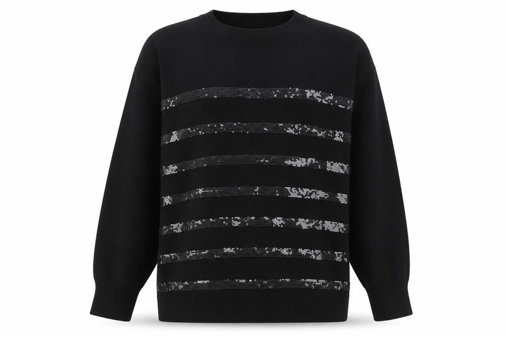 Womens UK Size L Marks and Spencer Black Pullover Jumper