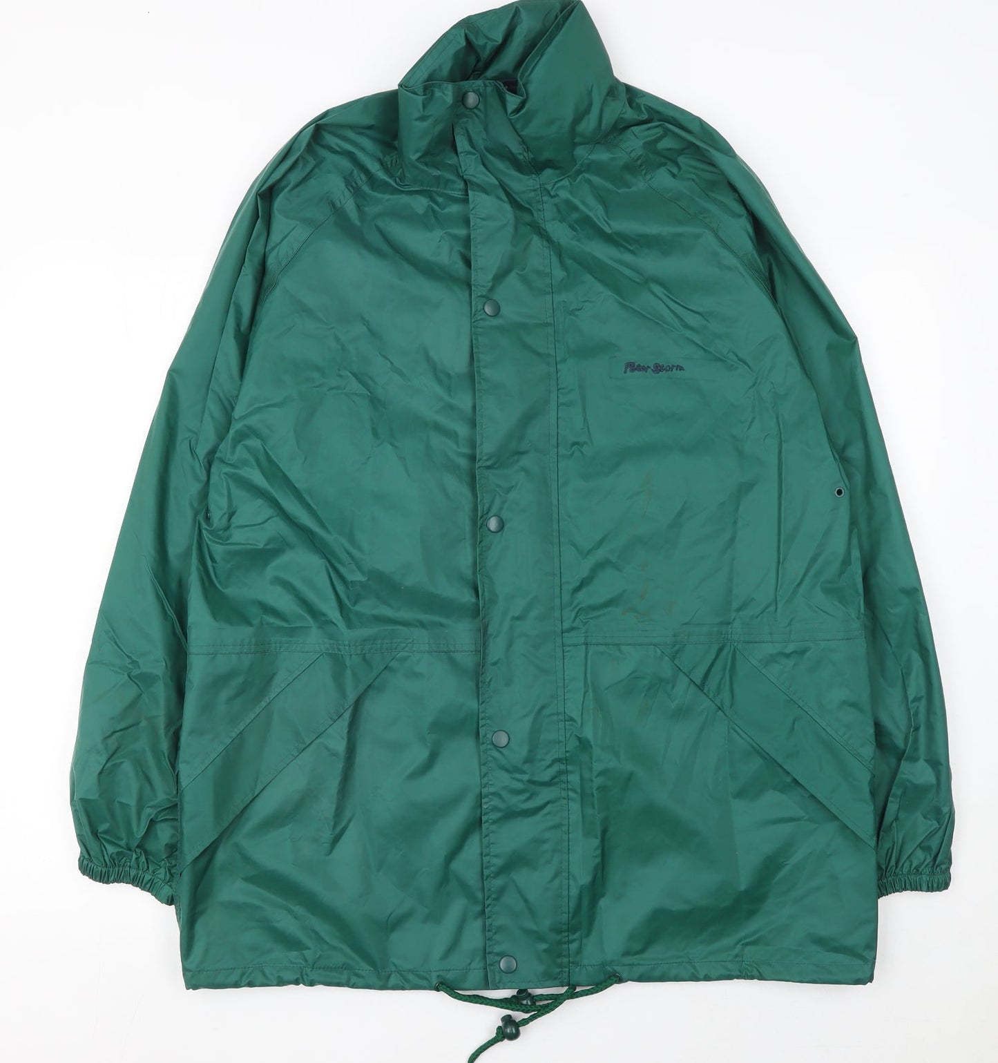Peter Storm Men’s Green Waterproof Rain Jacket M 38in Hiking Outdoor