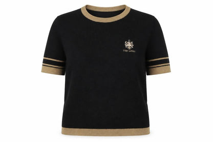 Womens UK Size 8 Lyle & Scott Black Pullover Jumper