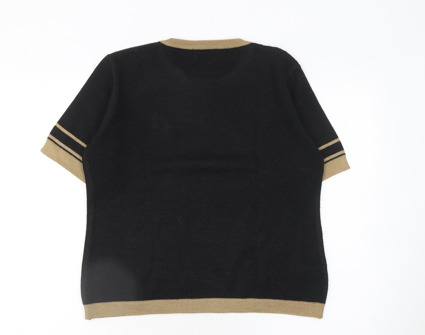 Womens UK Size 8 Lyle & Scott Black Pullover Jumper