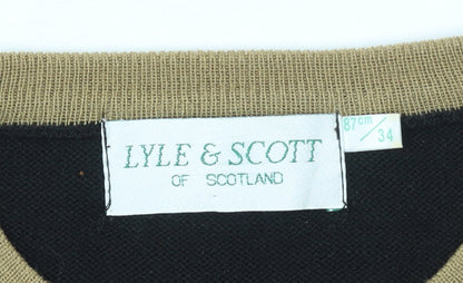 Womens UK Size 8 Lyle & Scott Black Pullover Jumper