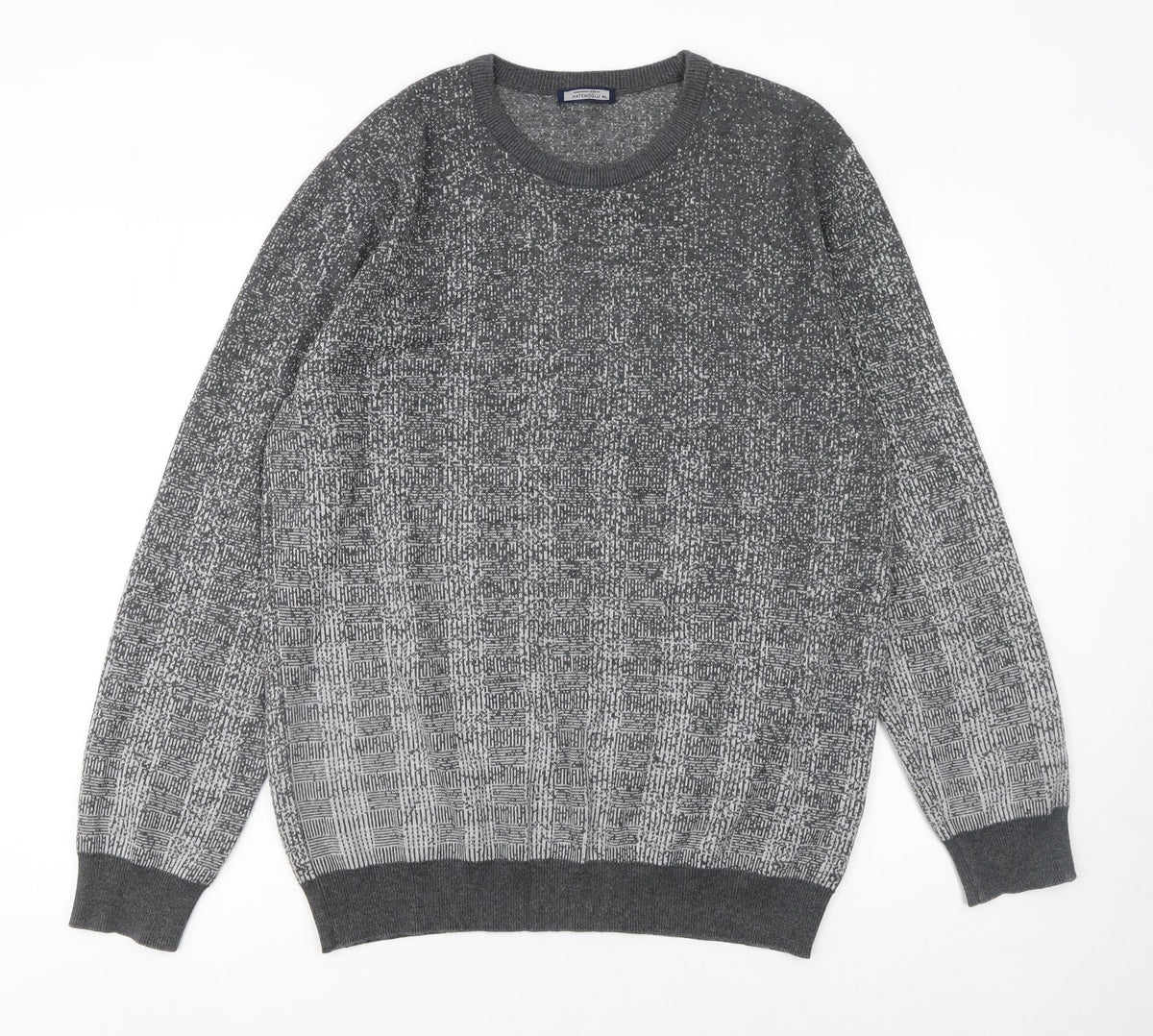 Mens UK Size XL Hatemoglu Grey Pullover Jumper