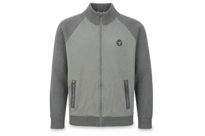 Republic Men’s Grey Full Zip Knit Jumper XL High Neck
