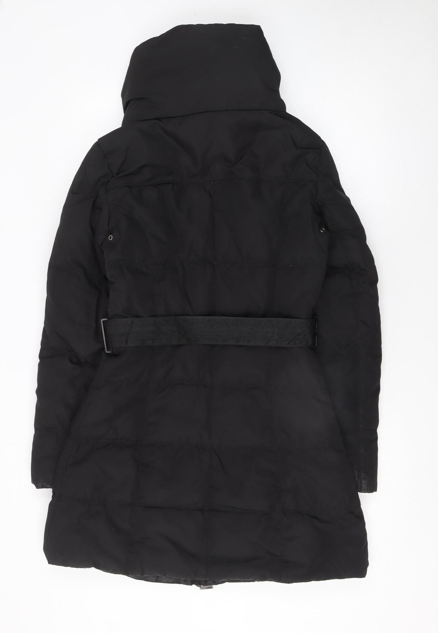 Womens UK Size 10 Zara Black Puffer Jacket