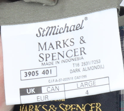 Mens UK Size L Marks and Spencer Beige Basic Jacket