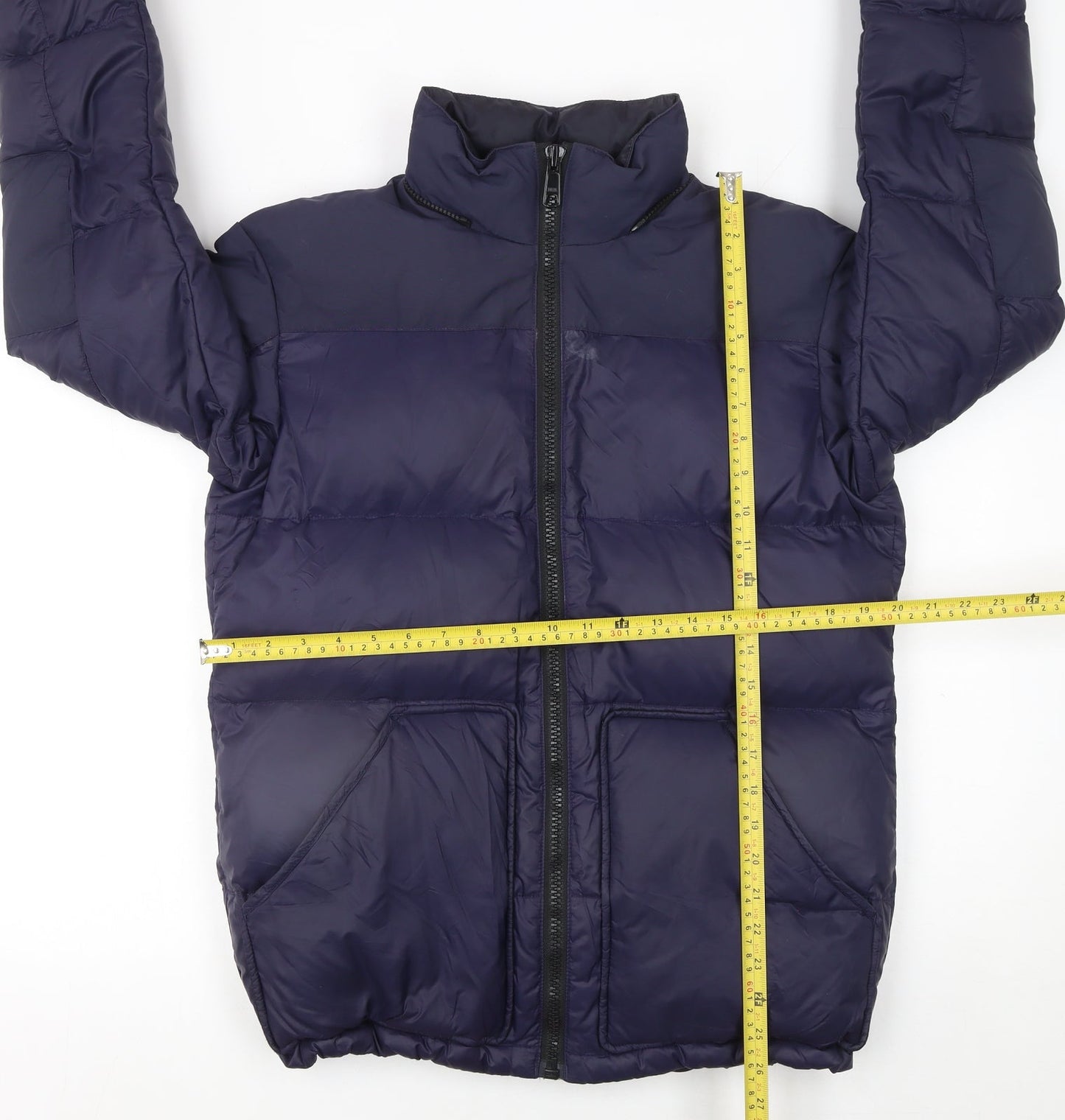 Womens UK Size S Ralph Lauren Blue Puffer Jacket