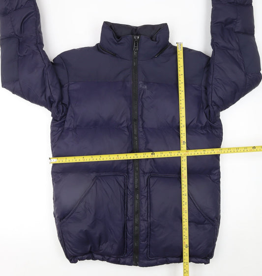 Womens UK Size S Ralph Lauren Blue Puffer Jacket