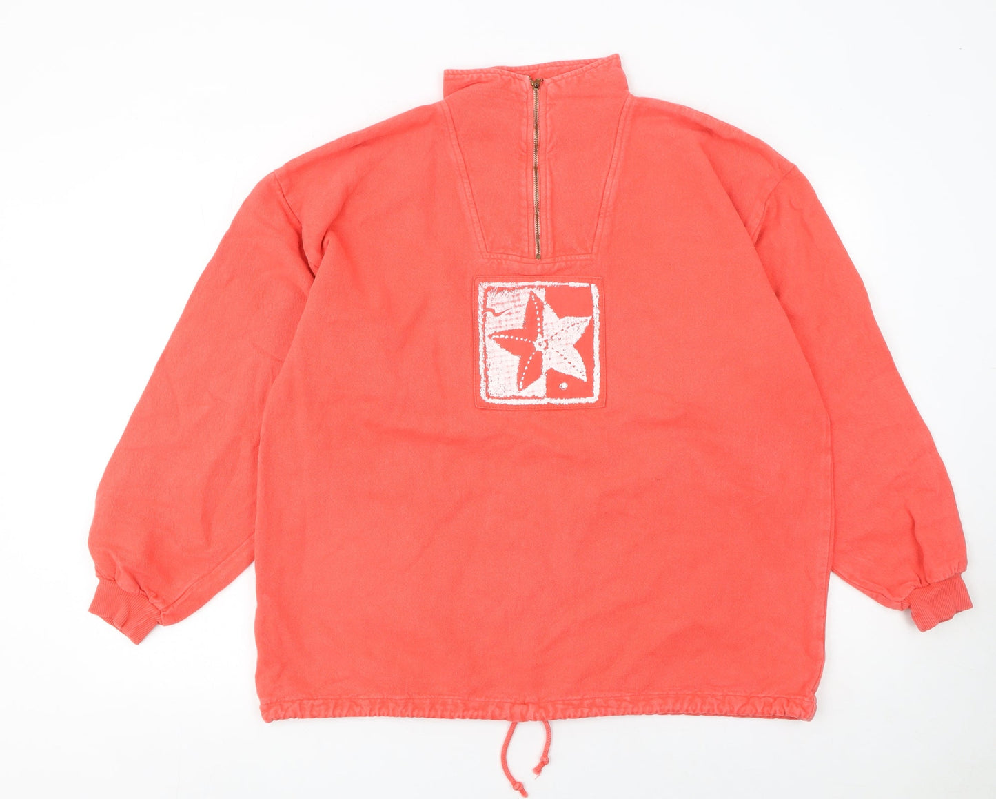Womens UK Size S byTAYLOR Red Pullover Sweatshirt