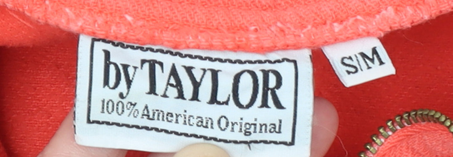 Womens UK Size S byTAYLOR Red Pullover Sweatshirt
