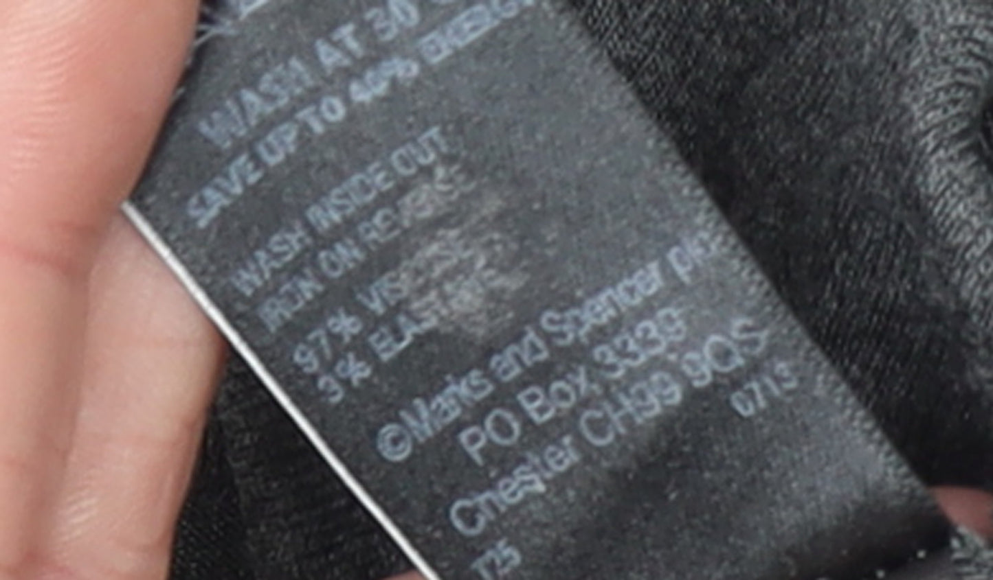 Marks and Spencer Women’s Grey Roll Neck Long Sleeve Jersey Top Size 16