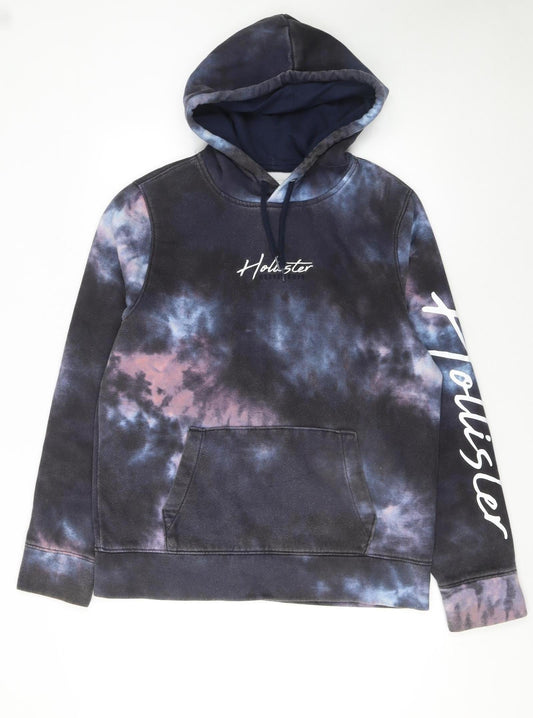 Womens UK Size L Hollister Multicoloured Pullover Hoodie