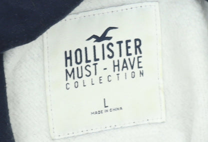 Womens UK Size L Hollister Multicoloured Pullover Hoodie