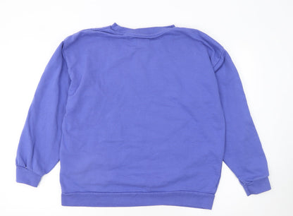 Womens UK Size 12 Bench Blue Pullover Sweatshirt