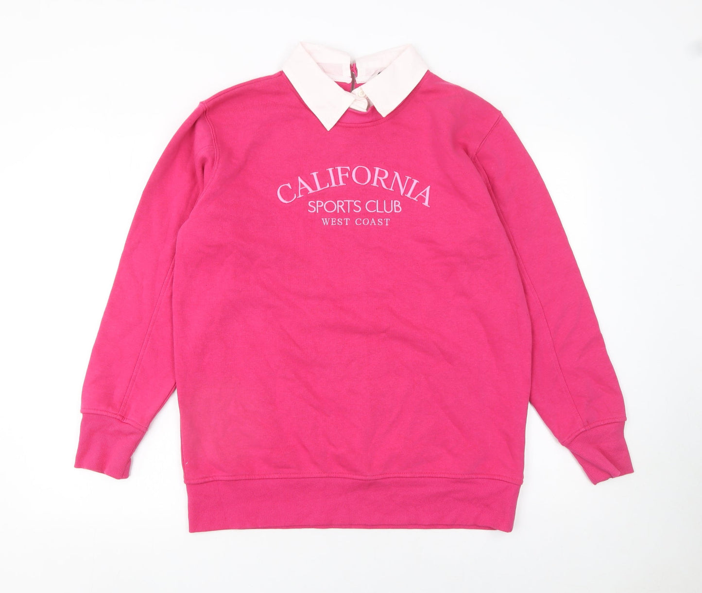 Womens UK Size M TU Pink Pullover Sweatshirt