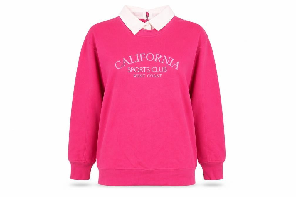 Womens UK Size M TU Pink Pullover Sweatshirt