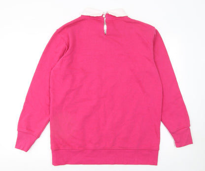 Womens UK Size M TU Pink Pullover Sweatshirt