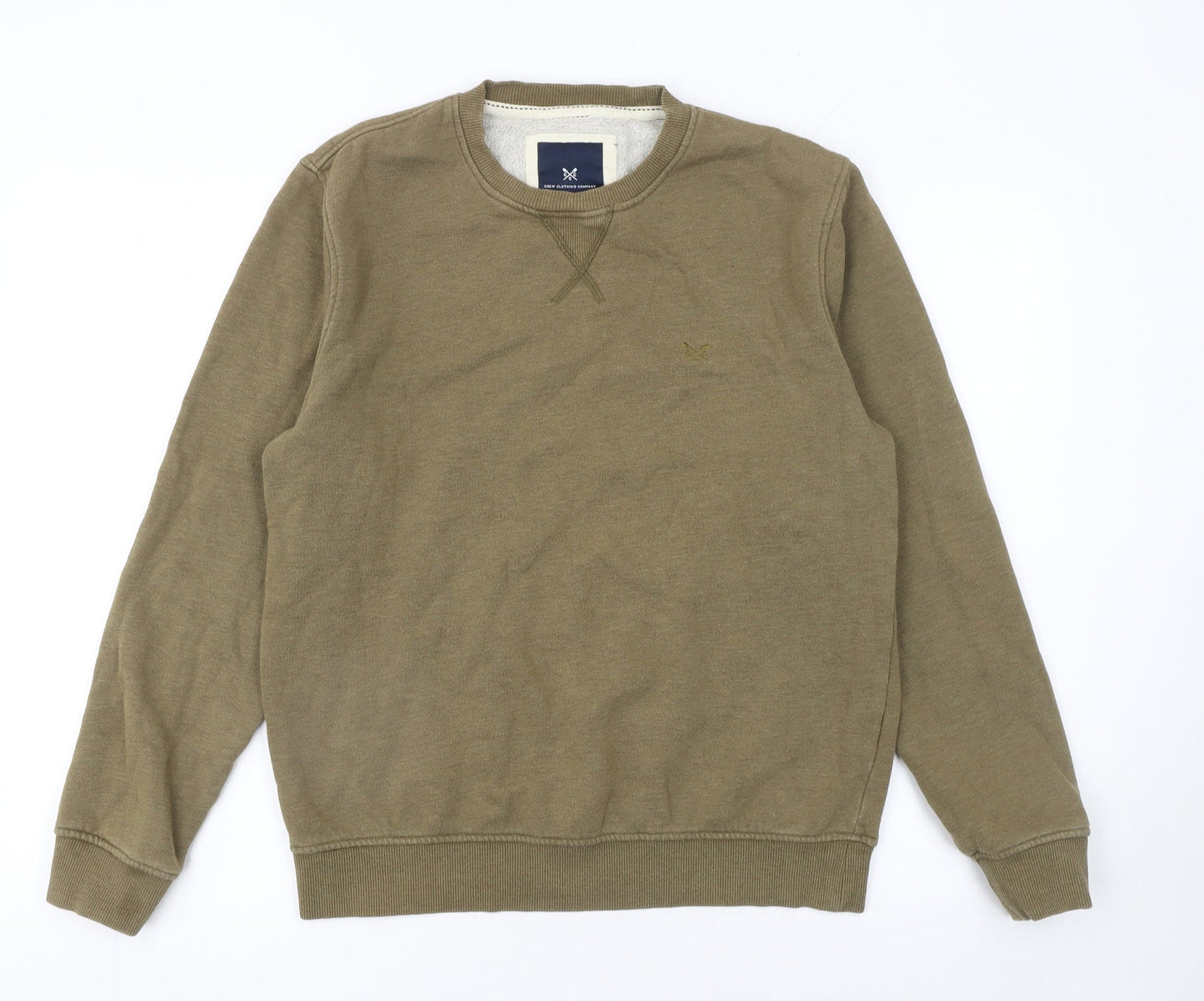 Mens UK Size S Crew Clothing Company Brown Pullover Sweatshirt