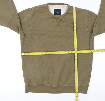 Mens UK Size S Crew Clothing Company Brown Pullover Sweatshirt