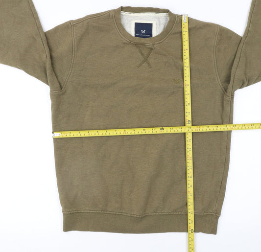Mens UK Size S Crew Clothing Company Brown Pullover Sweatshirt
