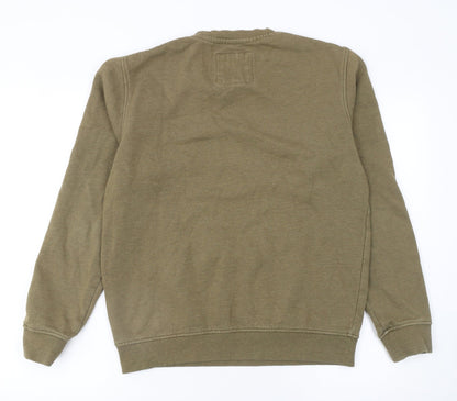 Mens UK Size S Crew Clothing Company Brown Pullover Sweatshirt