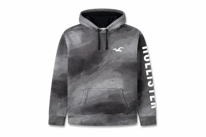 Mens UK Size L Hollister Grey Pullover Hoodie