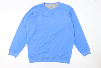 Mens UK Size M James Pringle Blue Pullover Sweatshirt