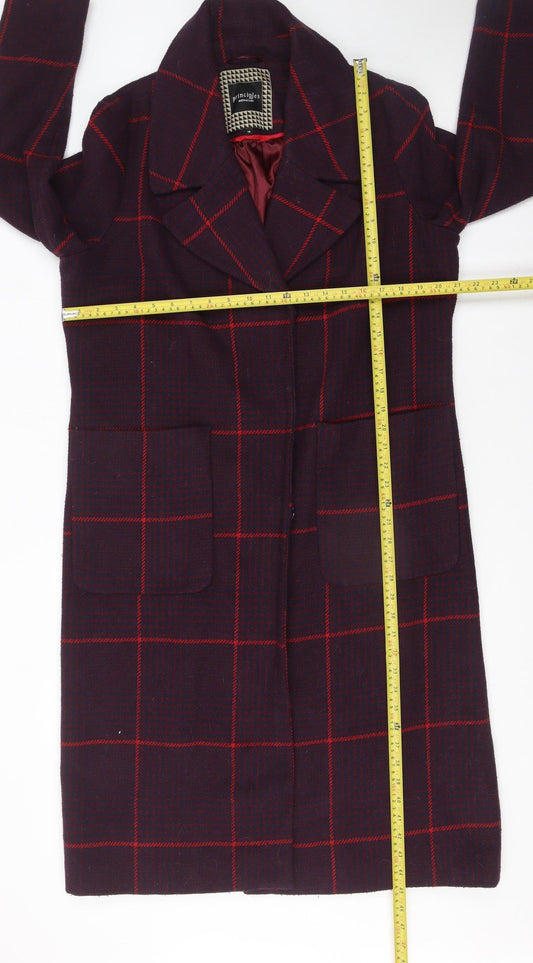 Womens UK Size 14 Principles by Ben de Lisi Purple Overcoat