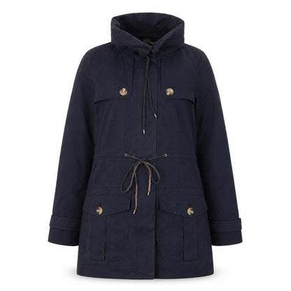 Womens UK Size 8 Hobbs Blue Parka Coat