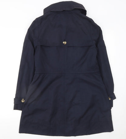 Womens UK Size 8 Hobbs Blue Parka Coat
