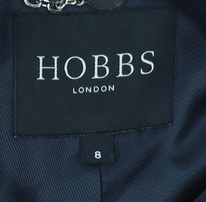 Womens UK Size 8 Hobbs Blue Parka Coat