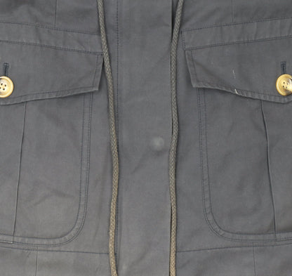 Womens UK Size 8 Hobbs Blue Parka Coat