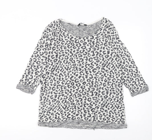 Womens UK Size 12 Marks and Spencer Grey Pullover Jumper