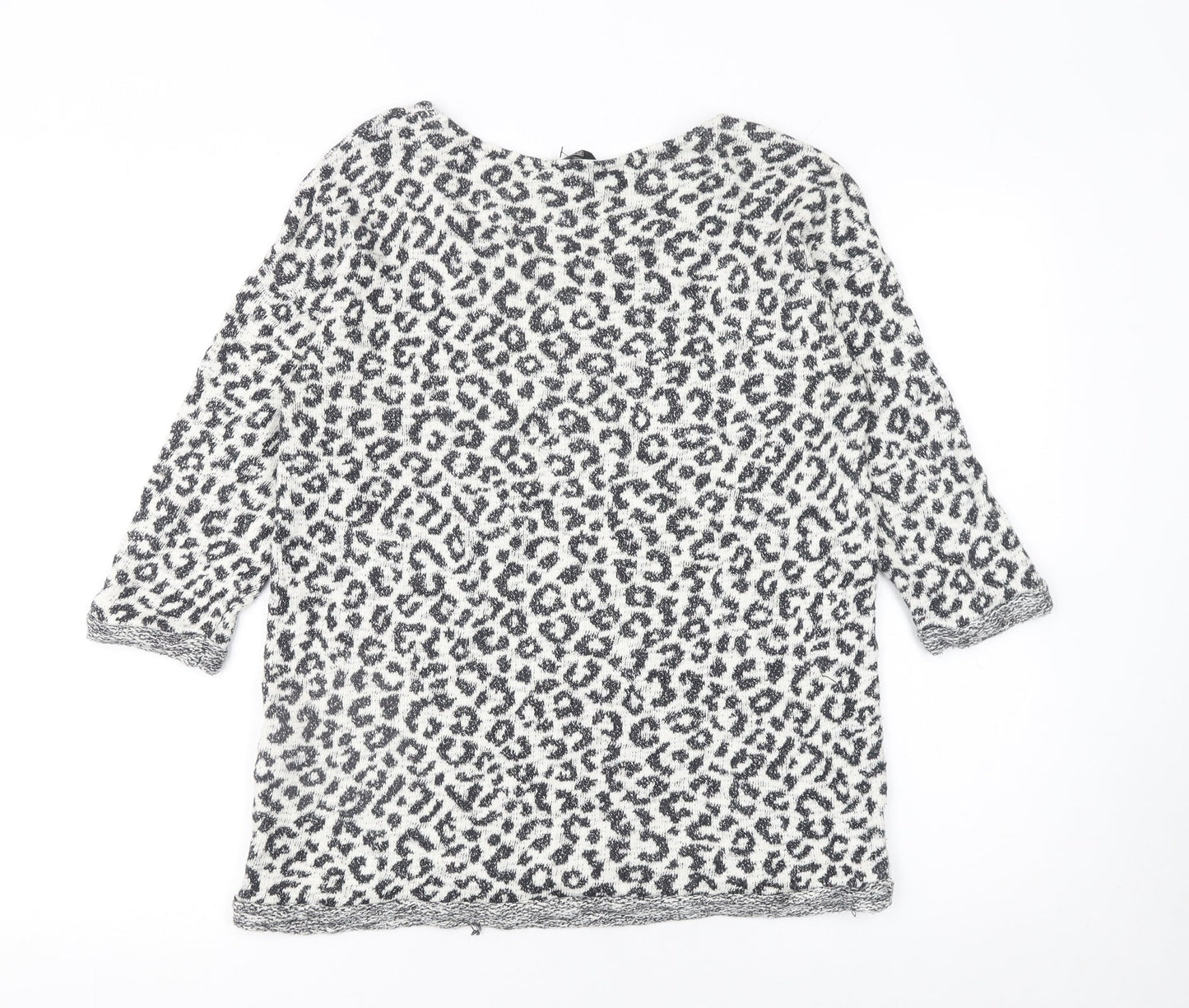 Womens UK Size 12 Marks and Spencer Grey Pullover Jumper