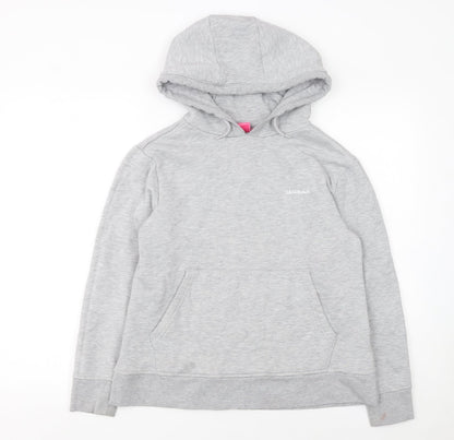 Womens UK Size 12 LA Gear Grey Pullover Hoodie