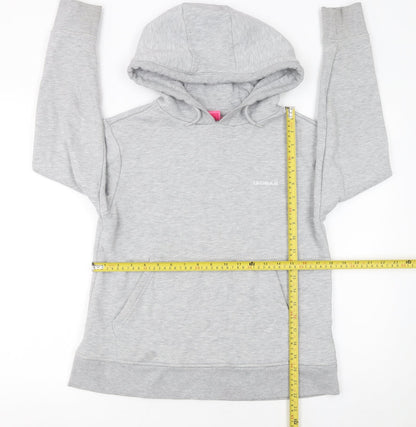 Womens UK Size 12 LA Gear Grey Pullover Hoodie