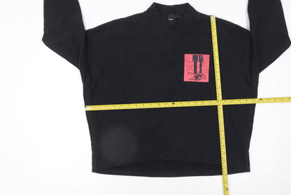 Womens UK Size S Uniqlo Black Pullover Sweatshirt