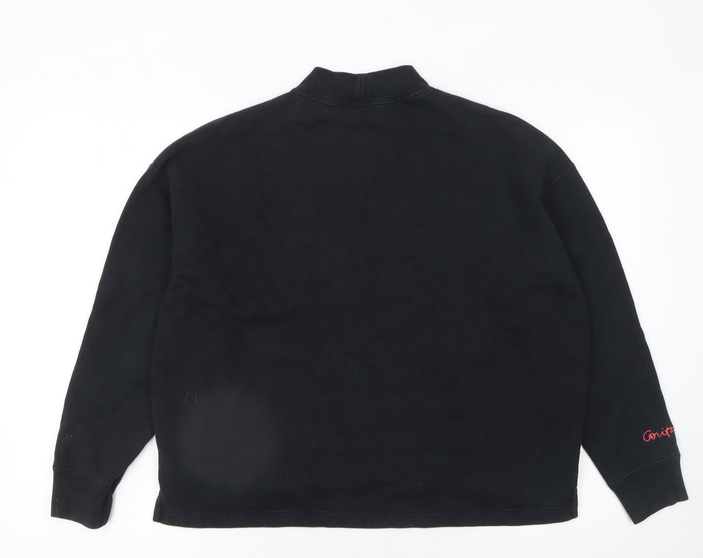 Womens UK Size S Uniqlo Black Pullover Sweatshirt