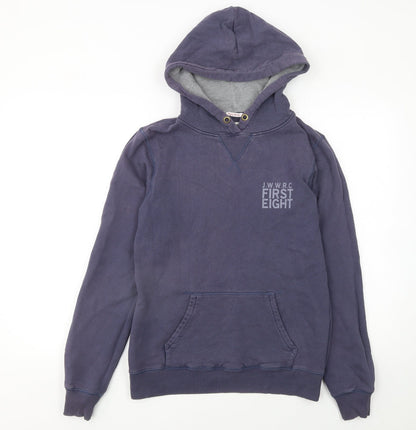 Womens UK Size 12 Jack Wills Blue Pullover Hoodie