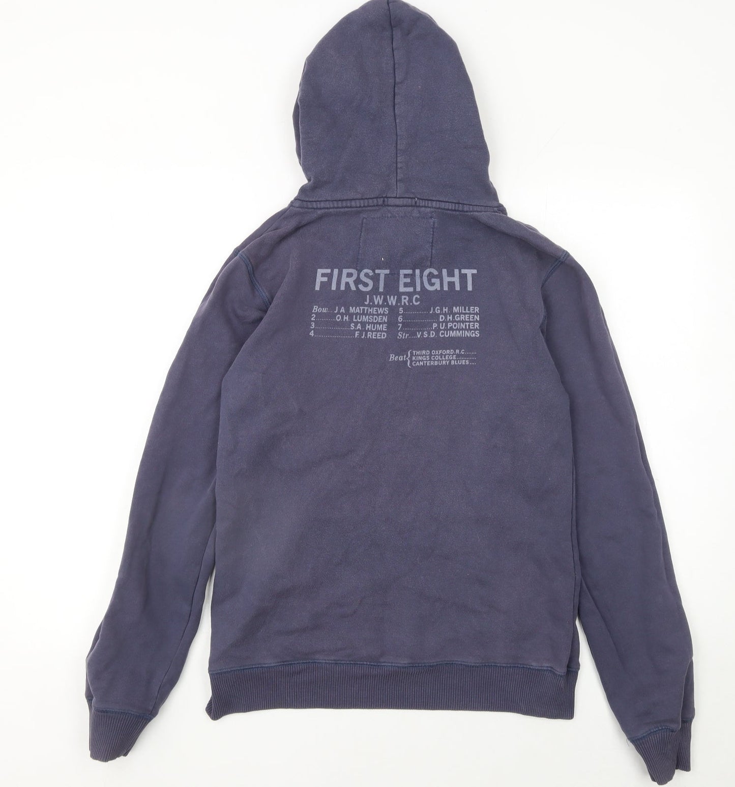 Womens UK Size 12 Jack Wills Blue Pullover Hoodie