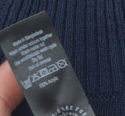 Womens UK Size XS George Blue Pullover Jumper