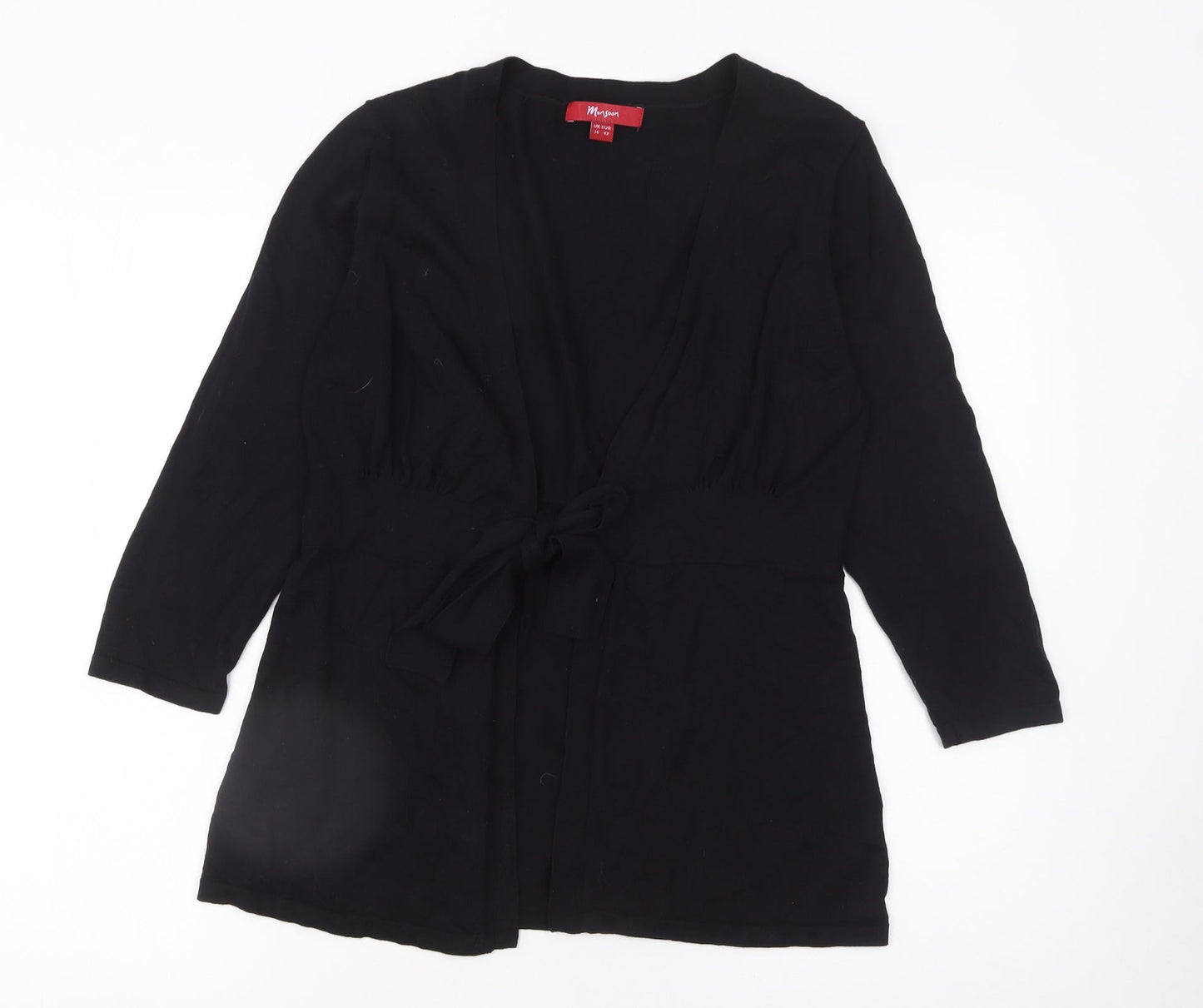 Womens UK Size 14 Monsoon Black Cardigan Jumper